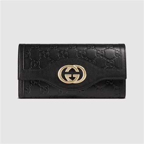 gucci guccissima continental flap wallet|gucci continental wallets for women.